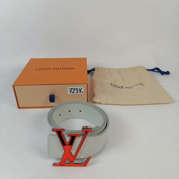 New Authentic Louis Vuitton LV Prism 40 MM Belt M0165 size 36" - Picture 7 of 12